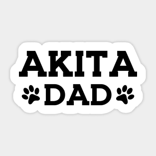 Akita Dad Sticker